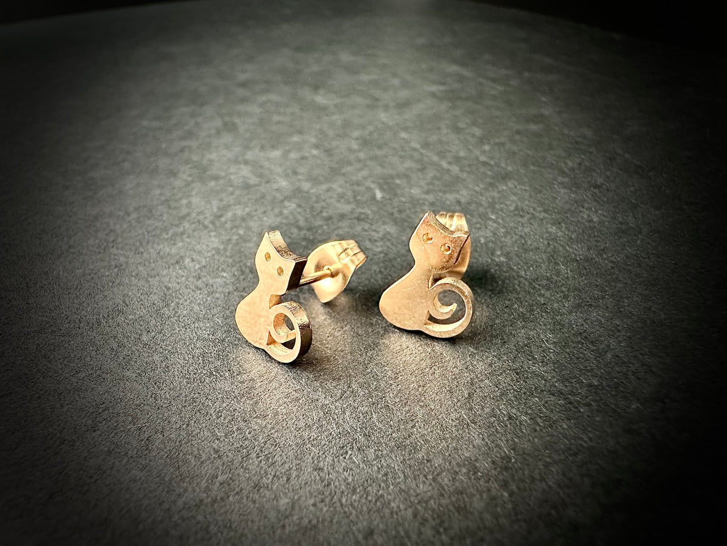 Origami Cat Earrings