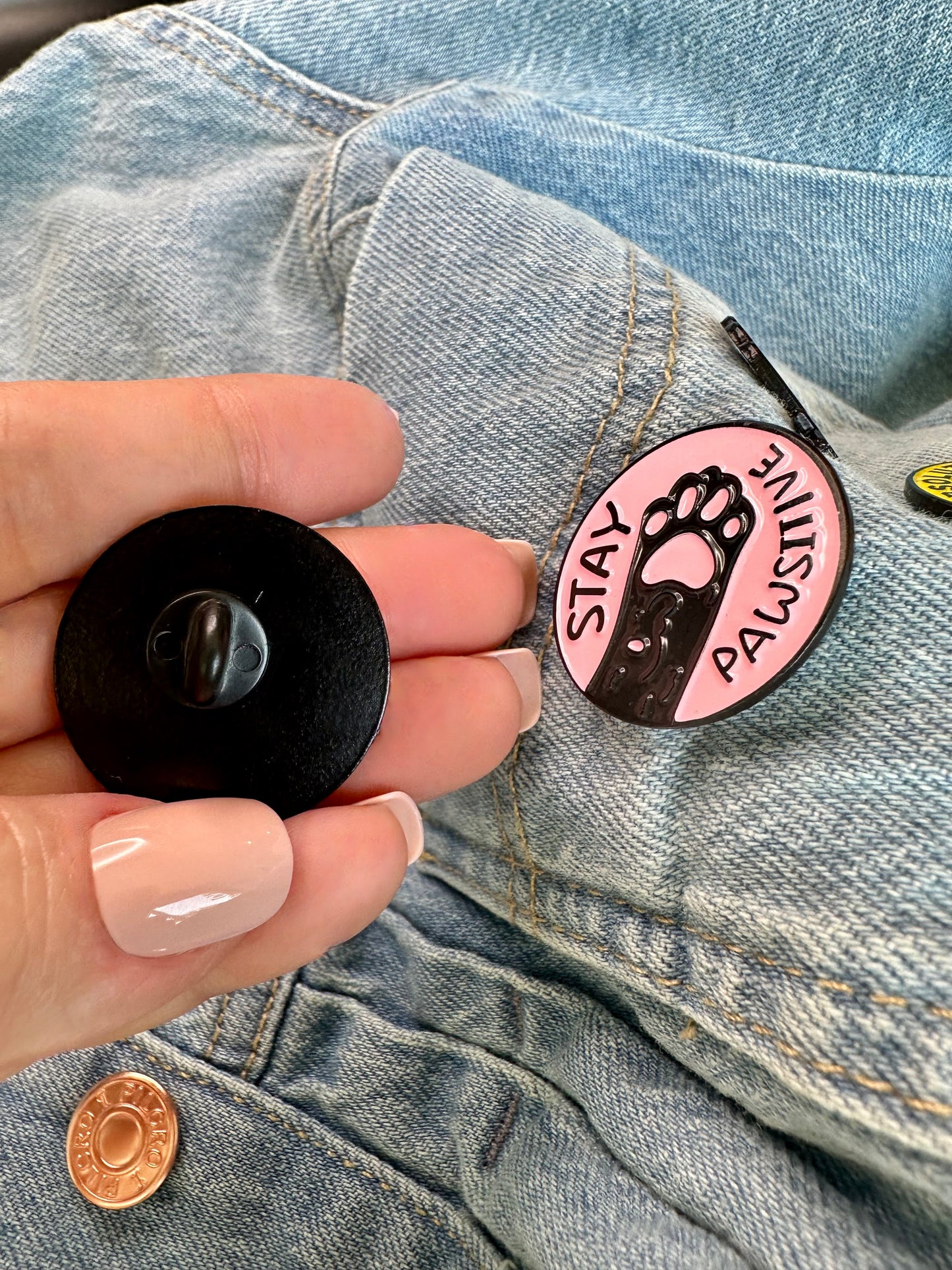 Stay Pawsitive Pins (Set)